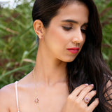 Lilita - Ruby Hoop Earrings – La Fleur Rouge Collection of Rubies & Solid Gold - Aurora Laffite Jewelry