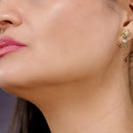 Rainbow Hummingbird Stud Earrings in Solid Gold – The “Humming Beauty” Set - Aurora Laffite Jewelry